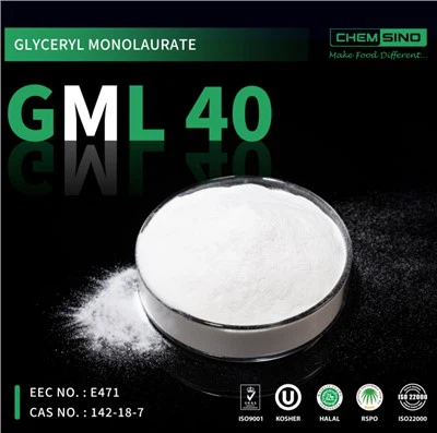 Glicerol monolaurat GML 40 posto CAS br.{1}}
