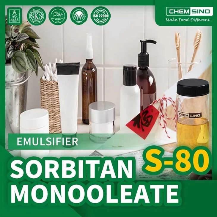 Food Emulsifier Sorbitan Monooleate (Span 80)