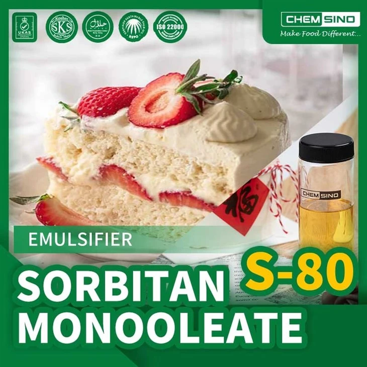 Food Emulsifier Sorbitan Monooleate (Span 80)